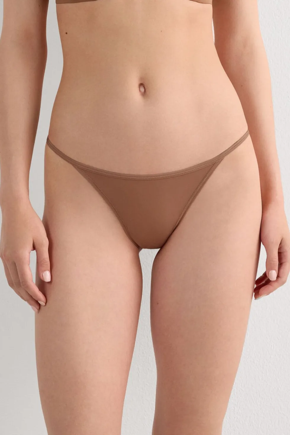 Thong with Ultralight Microfiber Straps