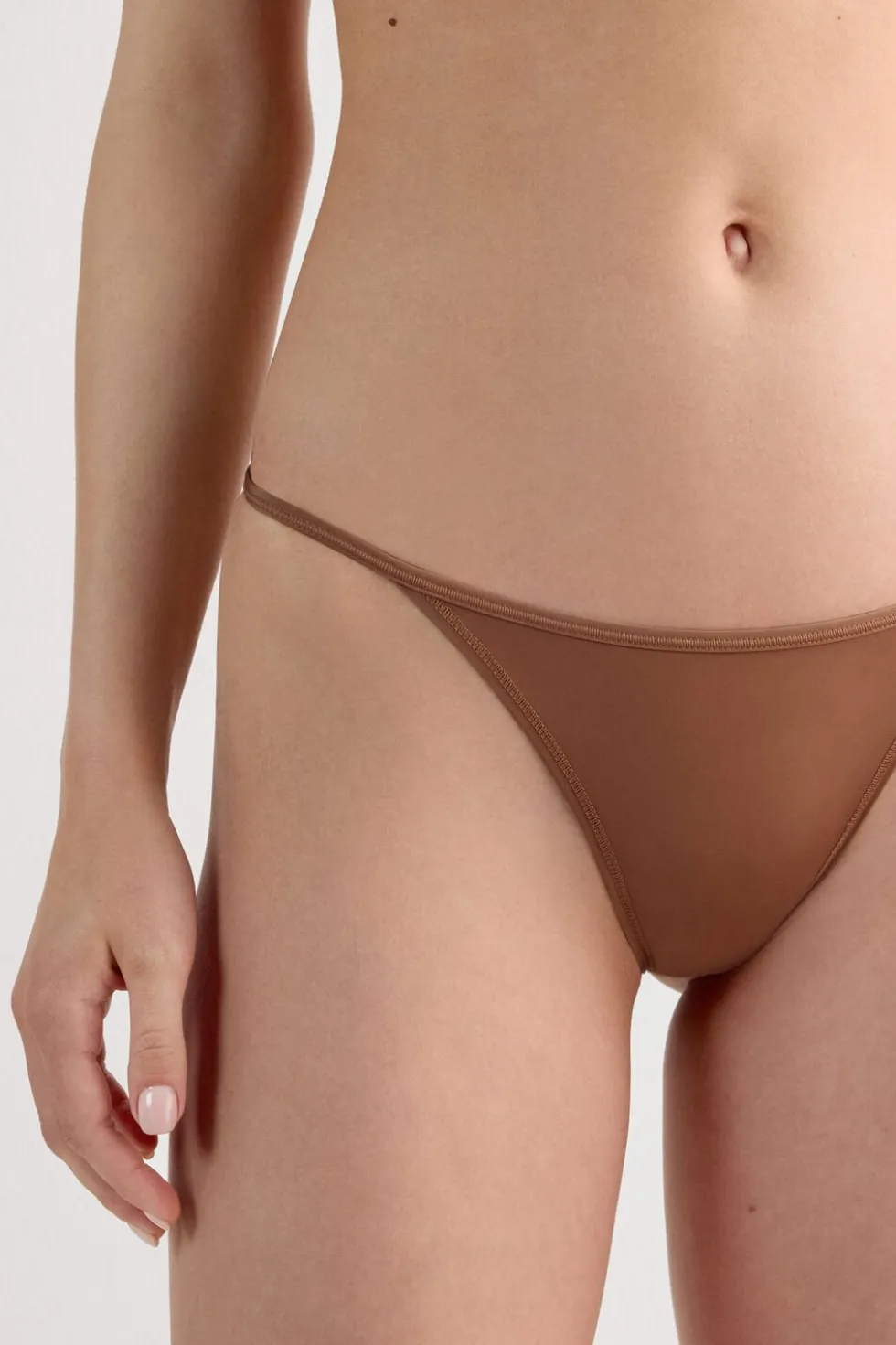Thong with Ultralight Microfiber Straps