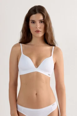 Tiziana Triangle Bra in Cotton