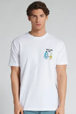 T-Shirt in 100% Cotton with You & Me Embroidery