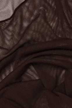 Tulle Crew Neck Bodysuit