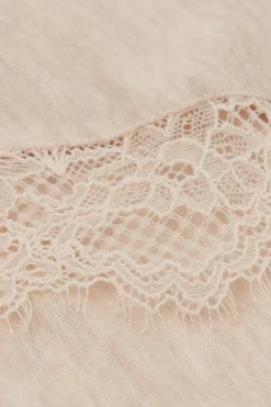 Ultralight Cashmere Lace Long Sleeve Shirt