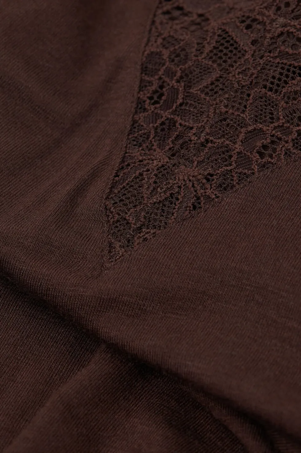 Ultralight Cashmere Lace Long Sleeve Shirt