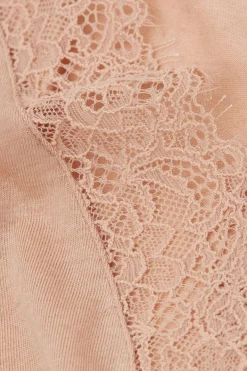 Ultralight Cashmere Lace Long Sleeve Shirt