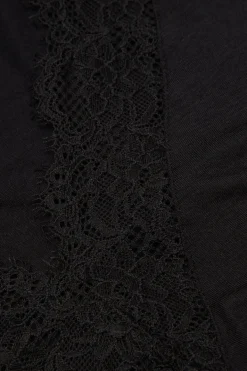 Ultralight Cashmere Lace Long Sleeve Shirt