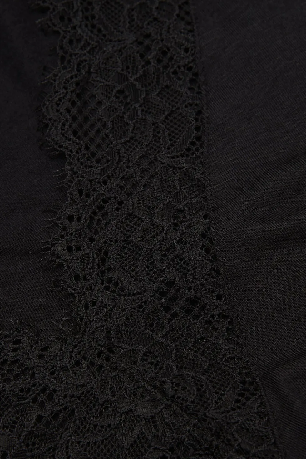 Ultralight Cashmere Lace Long Sleeve Shirt