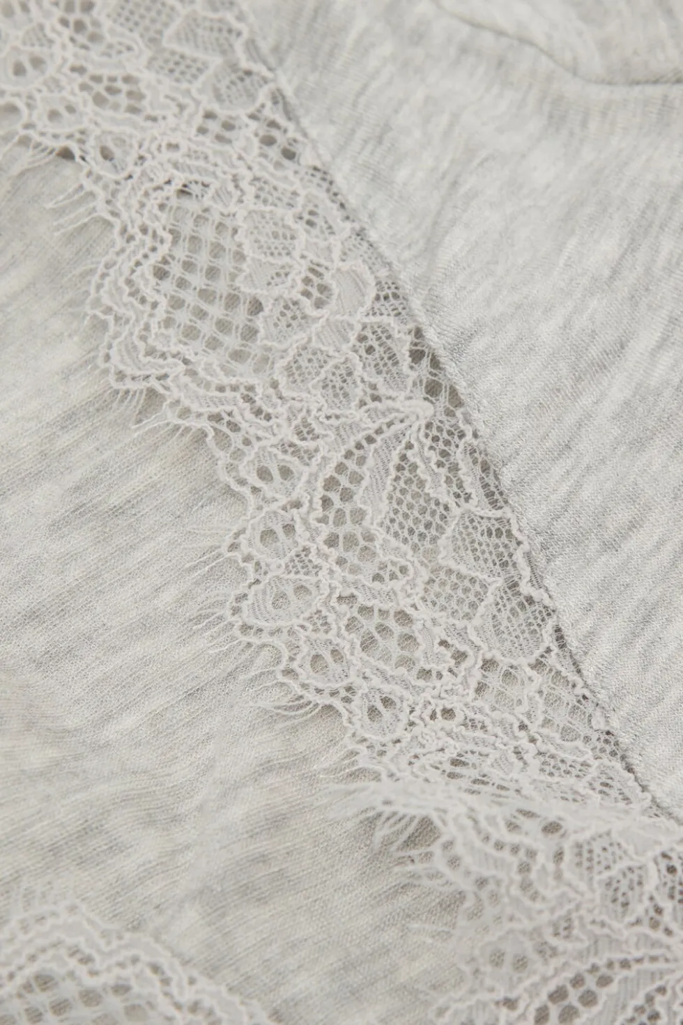 Ultralight Cashmere Lace Long Sleeve Shirt