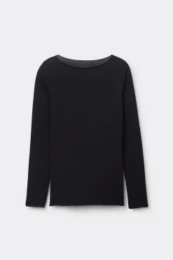 Ultralight Cotton Bateau Neck Top