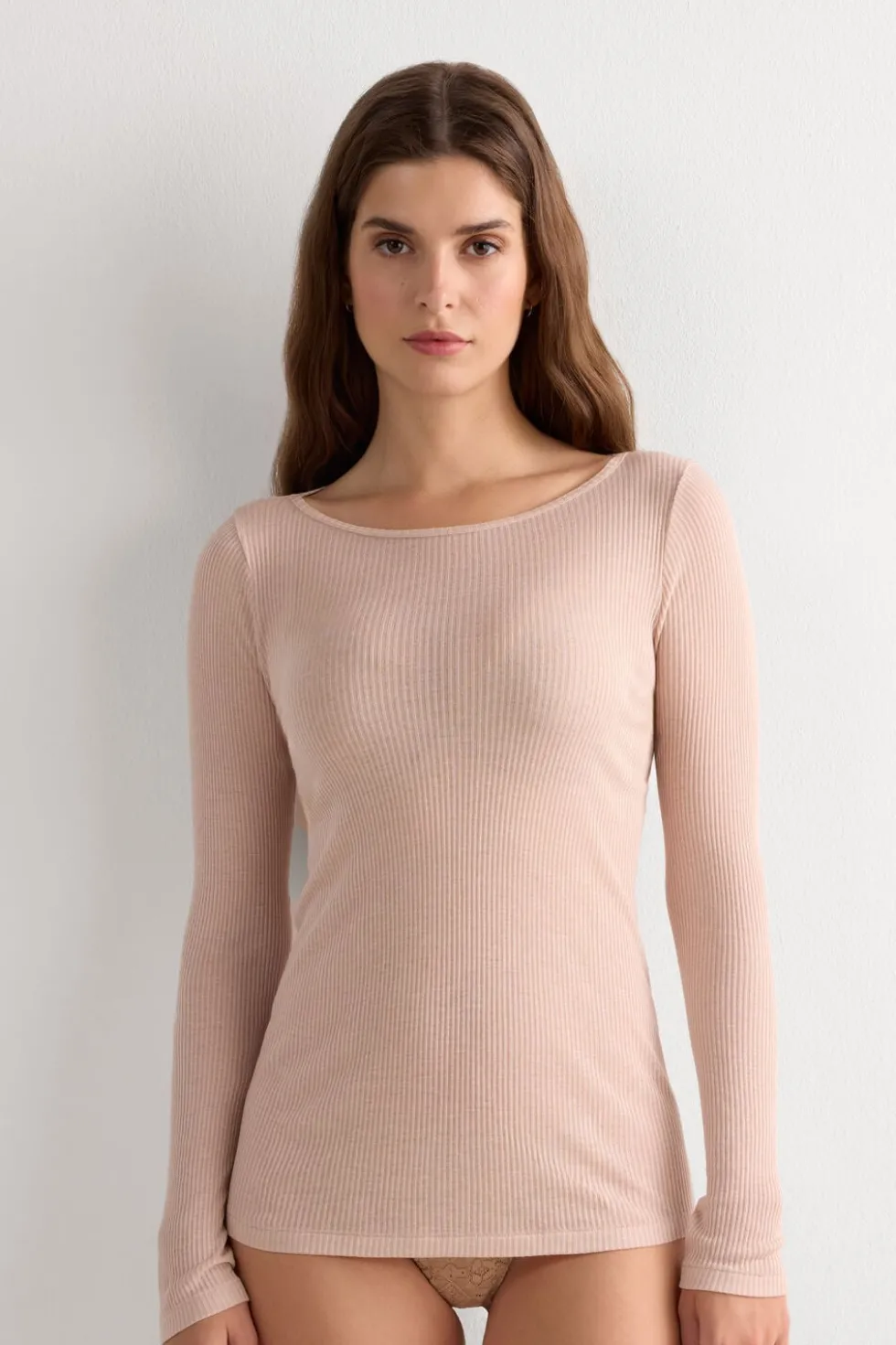 Ultranatural with Cashmere Long Sleeve Top