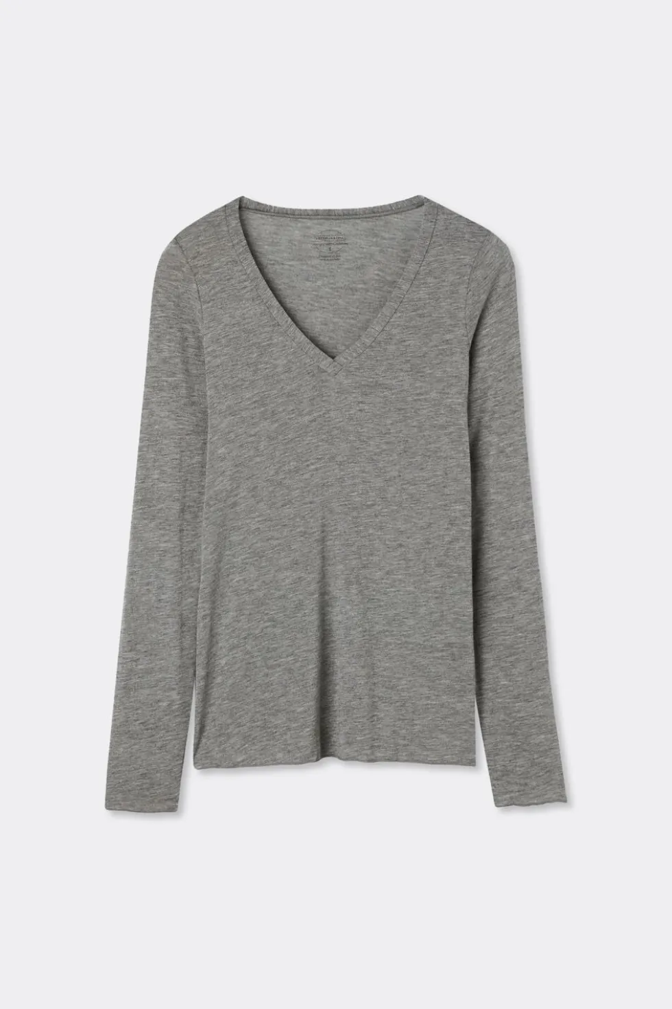 V-neck top in Modal Ultralight with Cashmere