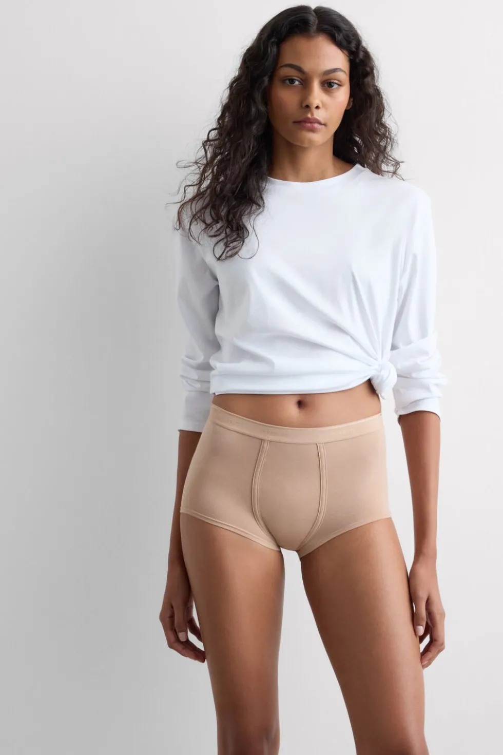 Women’s Boxers in Natural Cotton