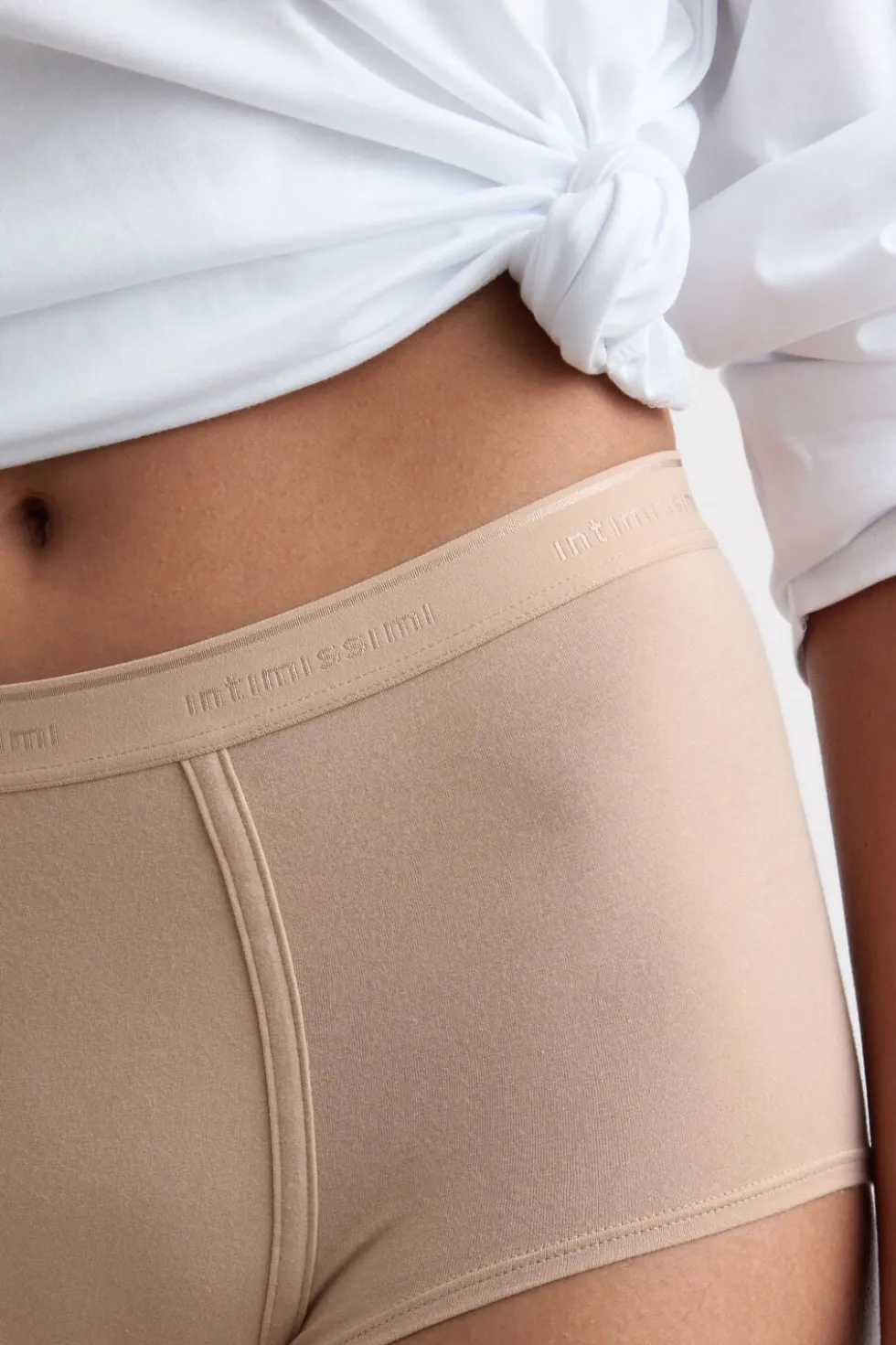 Women’s Boxers in Natural Cotton